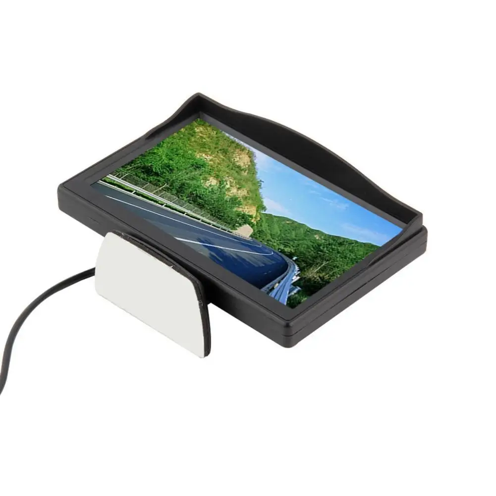 5 inch Color Backlight TFT LCD Mini Car Rear View Monitor Parking Rearview Screen For DVD VCD Reverse Camera ANG | Автомобили и