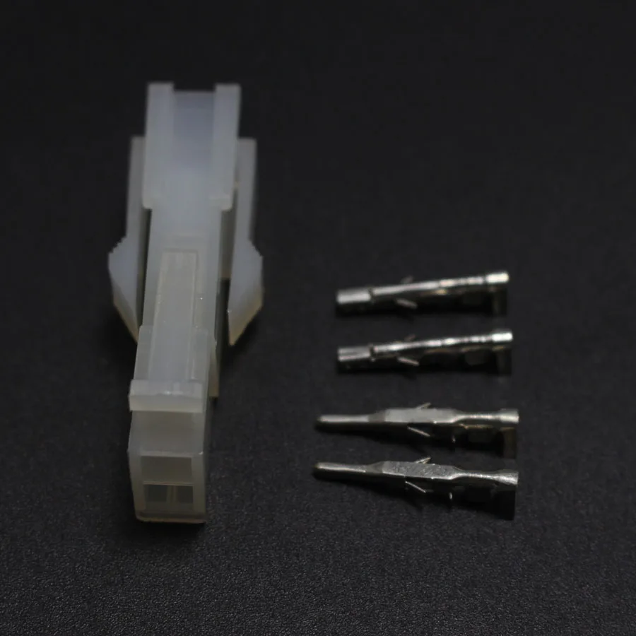 100sets 4.2mm 5557/5559-2P Automotive Wiring Harness Connector 5557/5559 1X2Pin Male Plug and Female Socket Kit for Auto ect. |