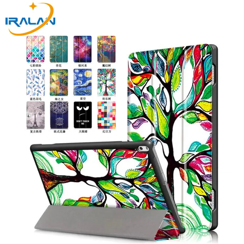Хит продаж Ультратонкий чехол книжка из искусственной кожи с принтом для Lenovo TAB 4