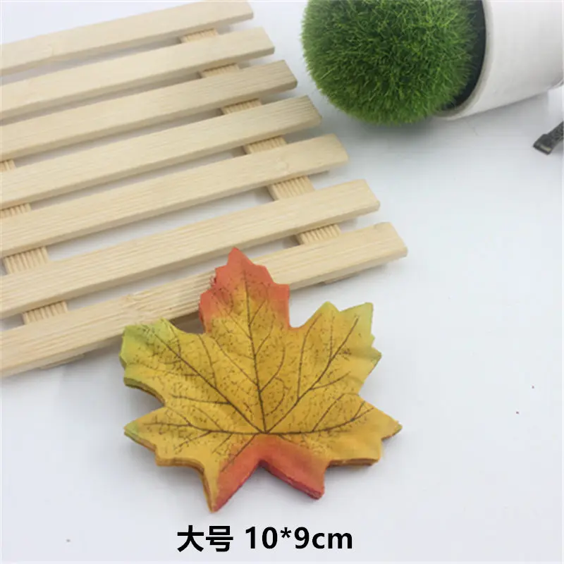 50 шт. искусственные цветы для украшения сцены 9 см|maple leaf|leaf leavesartificial silk flowers |