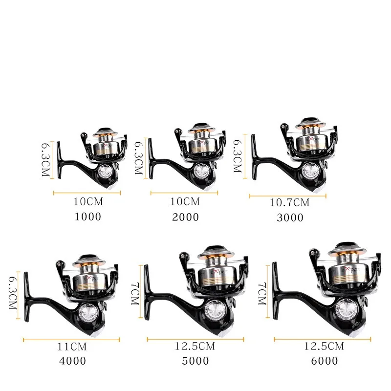 TSURINOYA FALCON 2000 3000 7 кг Рыболовная катушка для соленой воды с металлической ручкой