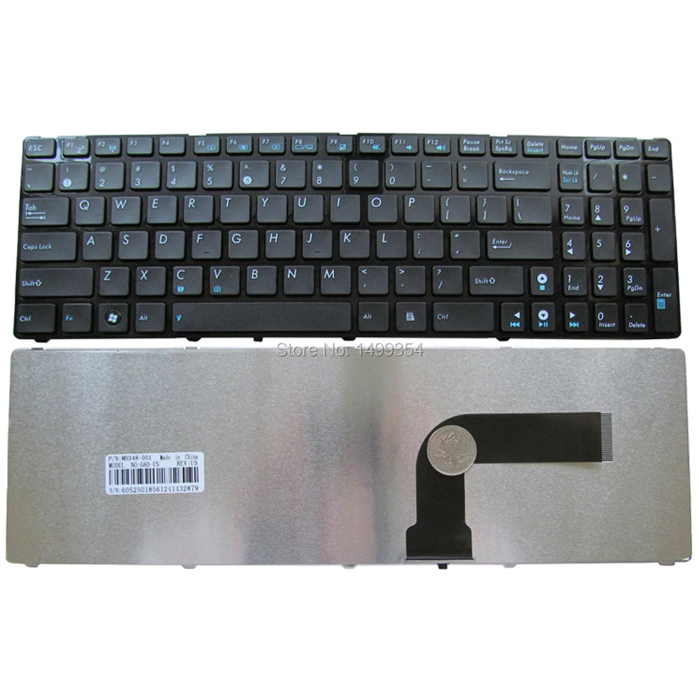 Новая клавиатура для ноутбука ASUS X54C N73S P52E N51V G73 K52 G51 K55X VX7 замена клавиатуры|keyboard for