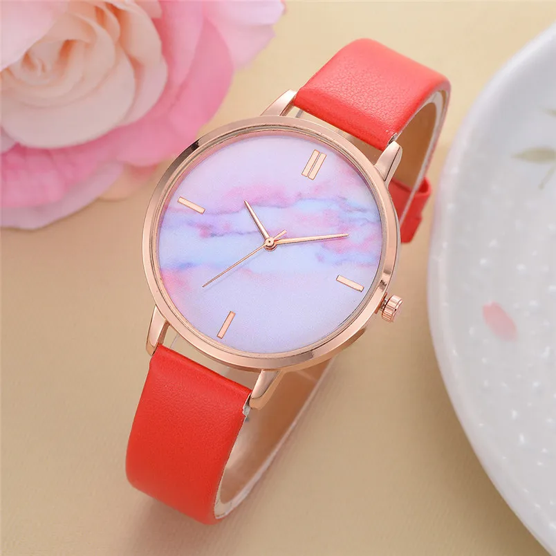 Женские кварцевые часы аналоговые в ретро стиле повседневные женские reloj mujer 10 # -