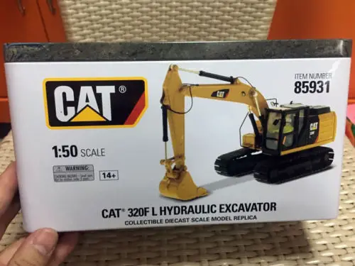 Литой мастеров Caterpillar CAT 320F L Гидравлический Экскаватор 1/50 масштаб металлические