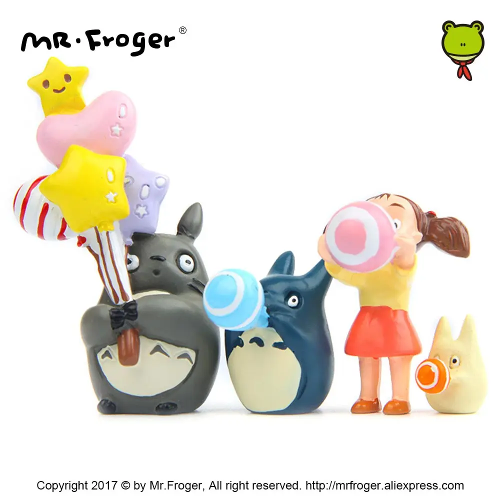 Mr. Froger Японские Аниме фигурки парк развлечений мини-украшения для сада