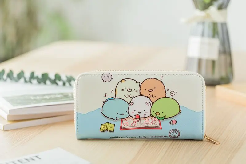 IVYYE 1 шт. Sumikko gurashi Модный Аниме PU Кошелек Сумки Кошельки на молнии монеты карман повседневные кошельки карты унисекс подарки Новинка