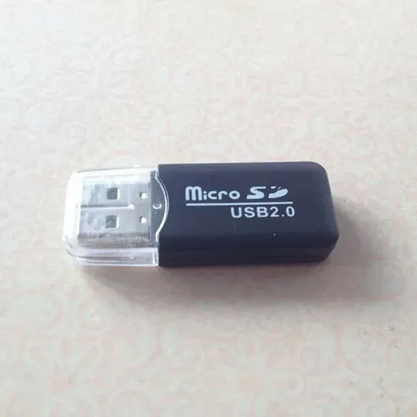 2 шт. кард-ридер для ноутбука USB 0 Micro SD SDHC TF флэш-памяти мини-адаптер Прямая