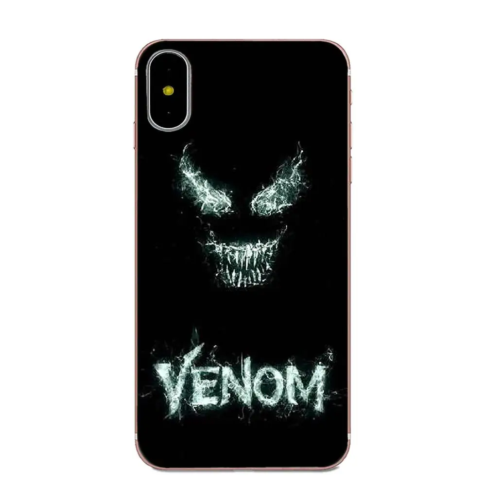 Для Galaxy J1 J2 J3 J330 J4 J5 J6 J7 J730 J8 2015 2016 2017 2018 mini Pro мягкий чехол с рисунком Venom Dark