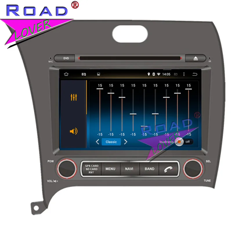 Roadlover Android 9 0 Автомобильный мультимедийный dvd-плеер радио для KIA Cerato K3 Forte 2013-Стерео