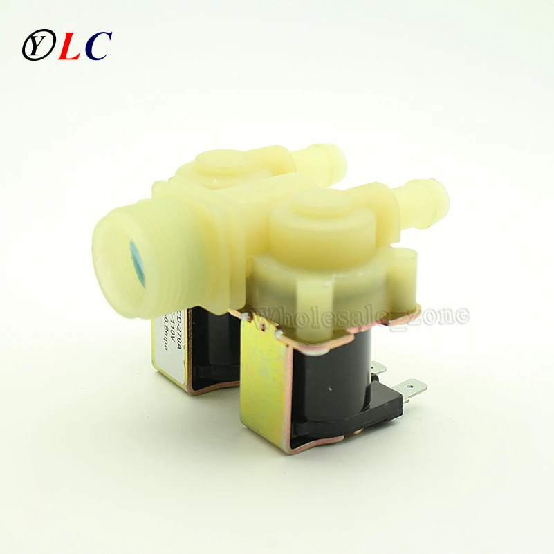 3/4&quot Normally Closed Water Electric Solenoid Valve AC 110V Inflow Inlet Flow Switch 0.8Mpa one Two Out | Обустройство дома