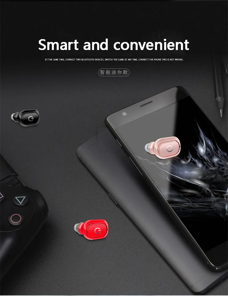 Классический H58 Мини Bluetooth гарнитура беспроводные наушники Auriculares Bluetooth наушники с микрофоном для iPhone мобильного телефона