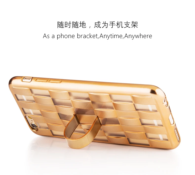 5 шт./lotFor iphone 6/6 s 4.7 дюймов Оригинал JOYROOM Роскошные Обложка Чехол с Cancealed Кольцо