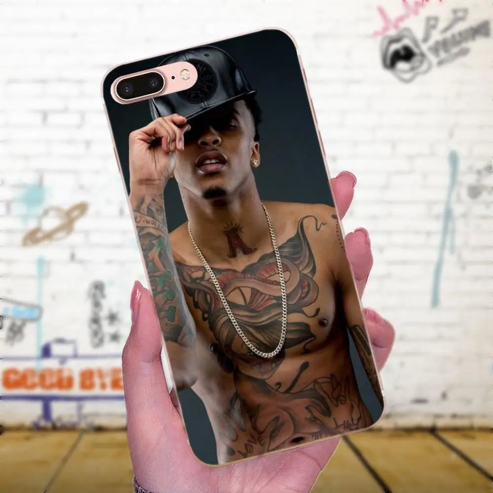 ТПУ чехол для мобильного телефона Pop Signer August Alsina Music Star Apple iPhone 4 4S 5 5C 5S SE 6 6S 7 8 Plus X XS
