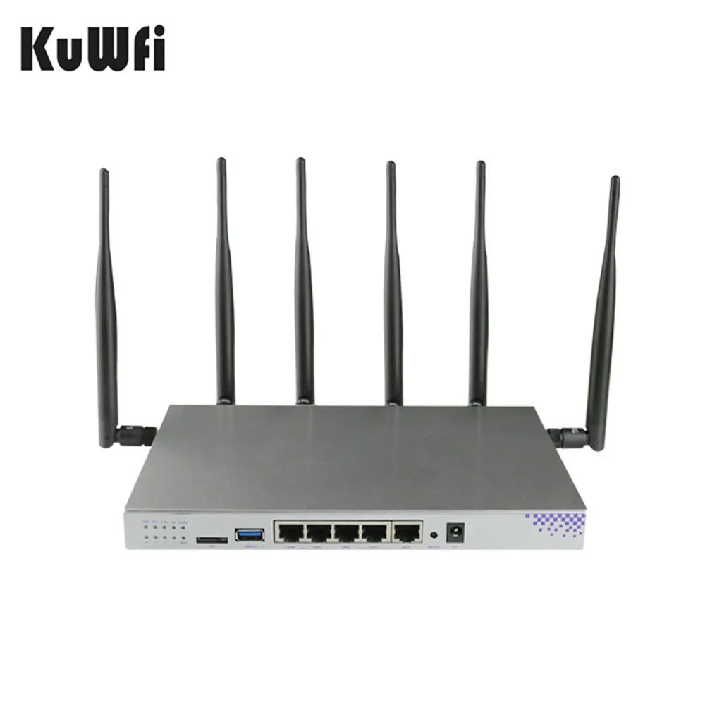 KuWFi 1200Mbps беспроводной маршрутизатор Openwrt 3G/4G LTE Wifi двухдиапазонный ретранслятор с