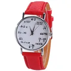 Новое поступление! Женские Мужские кварцевые наручные часы с циферблатом из искусственной кожи