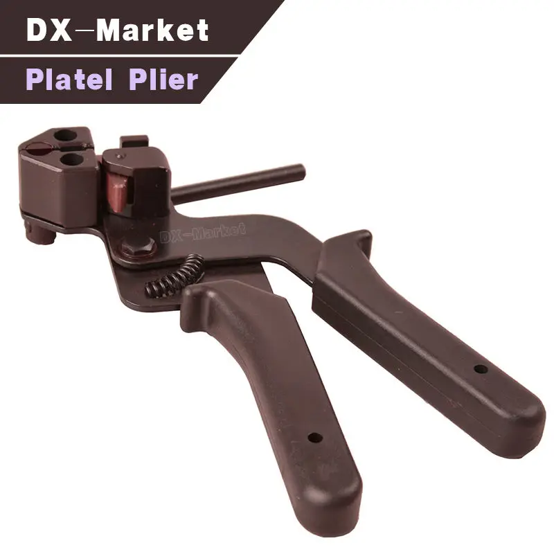 platel plier multi functional tools , flat nose pliers steel tie fasten tool for stainless steel plate