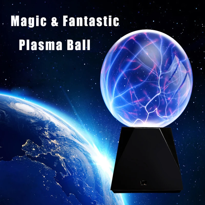 Новинка бытовой плазменный шар лампы Lightning Освещение индукции Ночные
