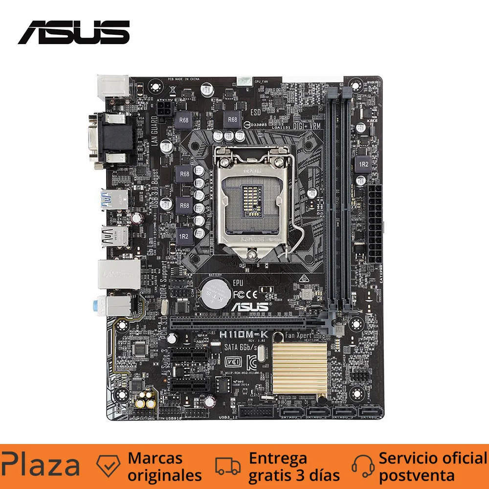 ASUS H110M-K DDR4-SDRAM DIMM 2133 MHz Dual 32 GB Intel | Компьютеры и офис