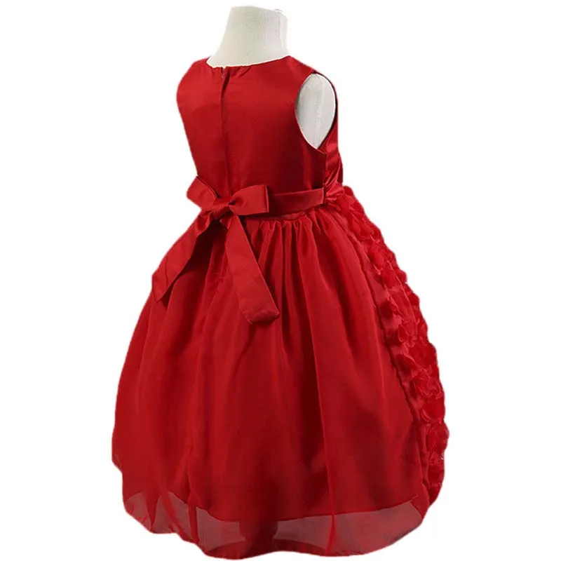 2017 Kids Pageant Dresses Cute Bow Baby Flower Girls For Party And Wedding Dress Bridesmaid Ropa De Ninas | Детская одежда и обувь