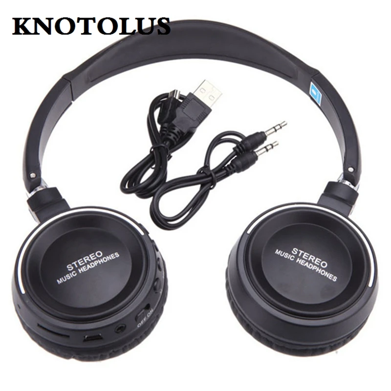 KNOTOLUS BT800 гарнитура стерео Bluetooth MP3 радио компьютерная голова стиль. | Электроника