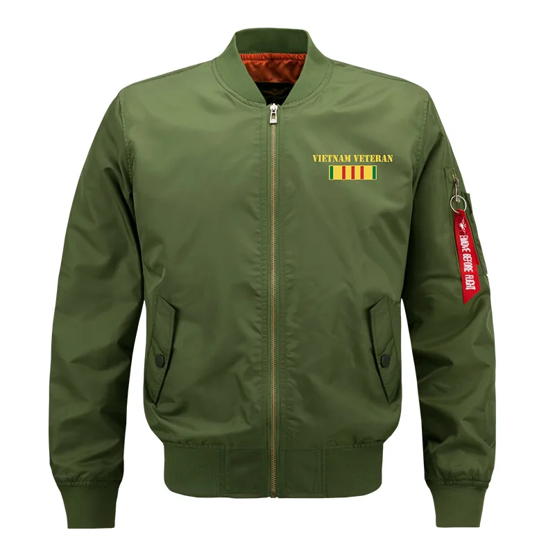 ASSTSERIES Vietnam Veteran мужская куртка-бомбер MA-1 высокое качество военная куртка 8XL