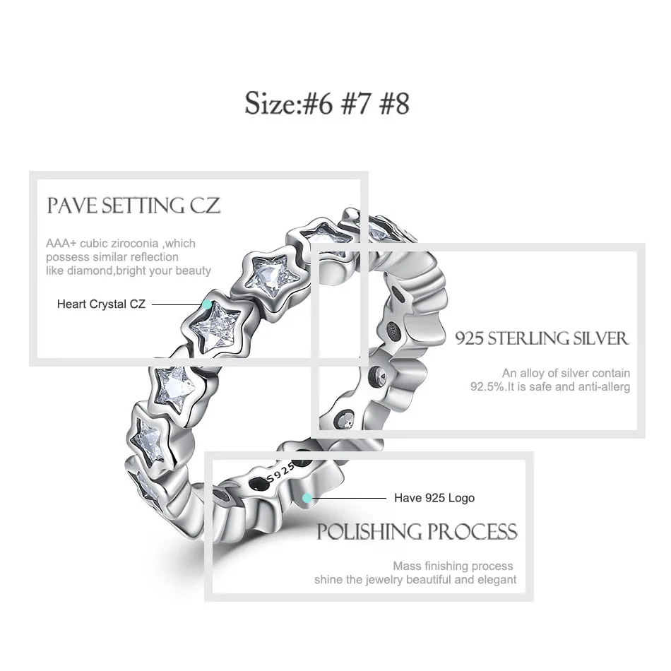 Кольцо женское составное из серебра 925 пробы с фианитом|Кольца| |