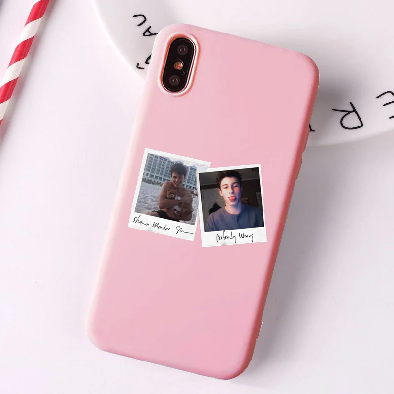 TPU 1998 Shawn Mendes розовый матовый чехол для телефона с рисунком для iPhone 6 6S 7 7Plus 8 8Plus X XS 11 ProMax пластиковый чехол для iPhone 7 Чехол - Цвет: TPU