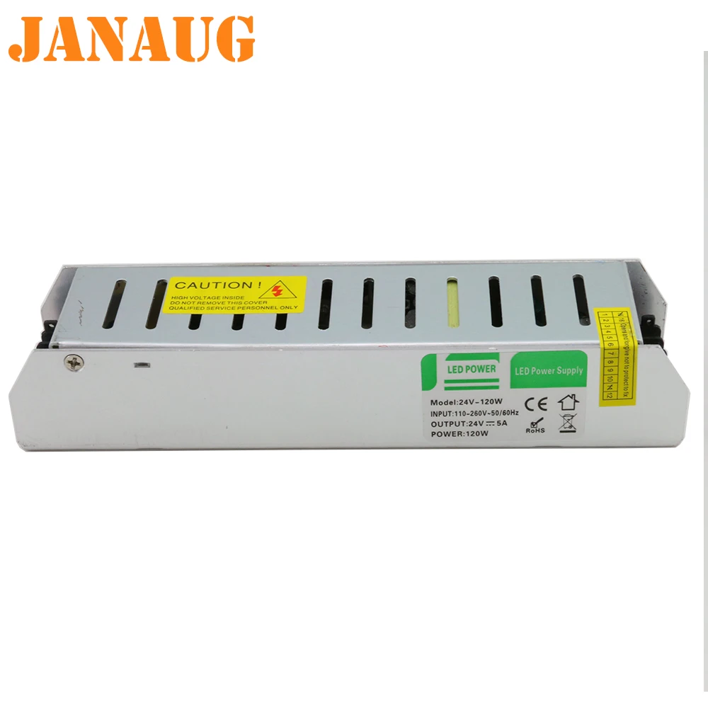 Регулируемое переключение Питание AC110 ~ AC240V AC DC светодиодный трансформатор