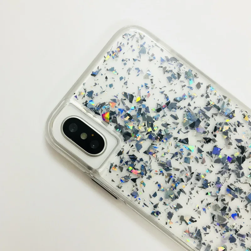 Netarlier Оригинальный чехол для iPhone iX xs Блестящий яркий нерегулярный
