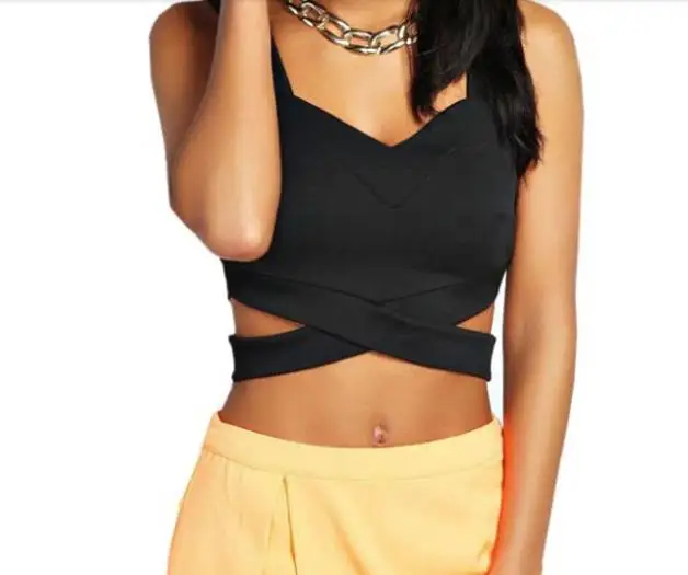 Мода женщин Bralet бюстгальтер бюстье лучших урожай топы корсет Clubwear черный белый
