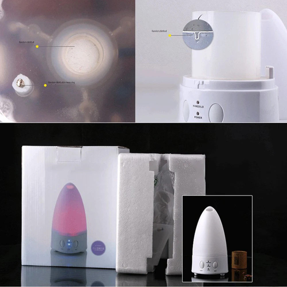 Ультразвуковой увлажнитель арома диффузор распылитель бесшумный домашний