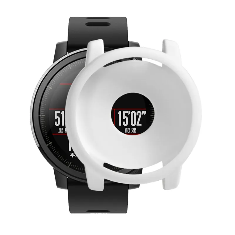6в1 для Xiaomi Huami Amazfit stratos 2 чехол s крышка смарт часы Мягкий силиконовый чехол оболочка Amazfit Stratos 2 Защитная пленка для экрана