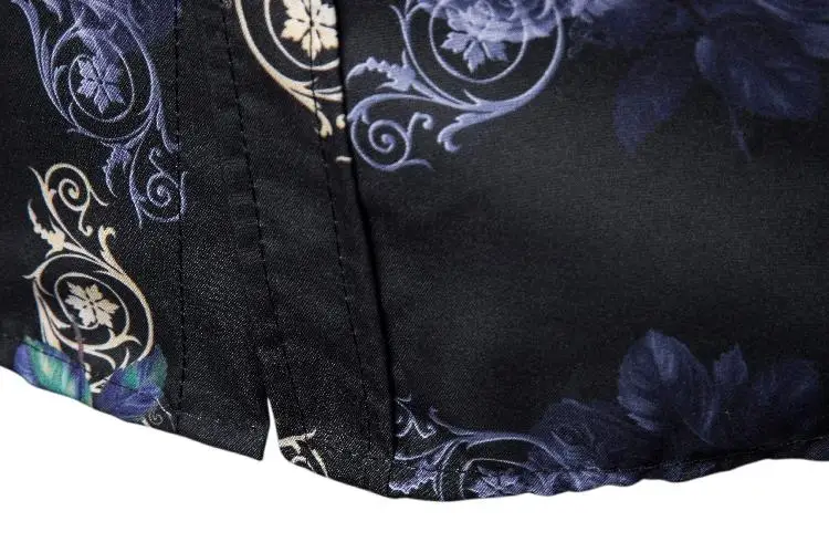 Summer Men's Shirt Short sleeve Floral Hawaiian Mens Clothing New model Shirts Flower Slim Casual | Мужская одежда