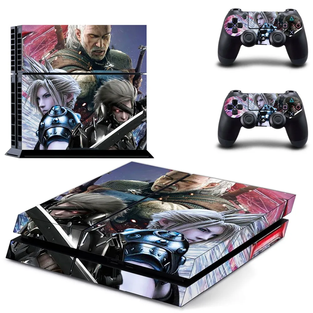 Наклейка на кожу PS4 Soul Calibur VI Виниловая наклейка для консоли Playstation 4 и 2