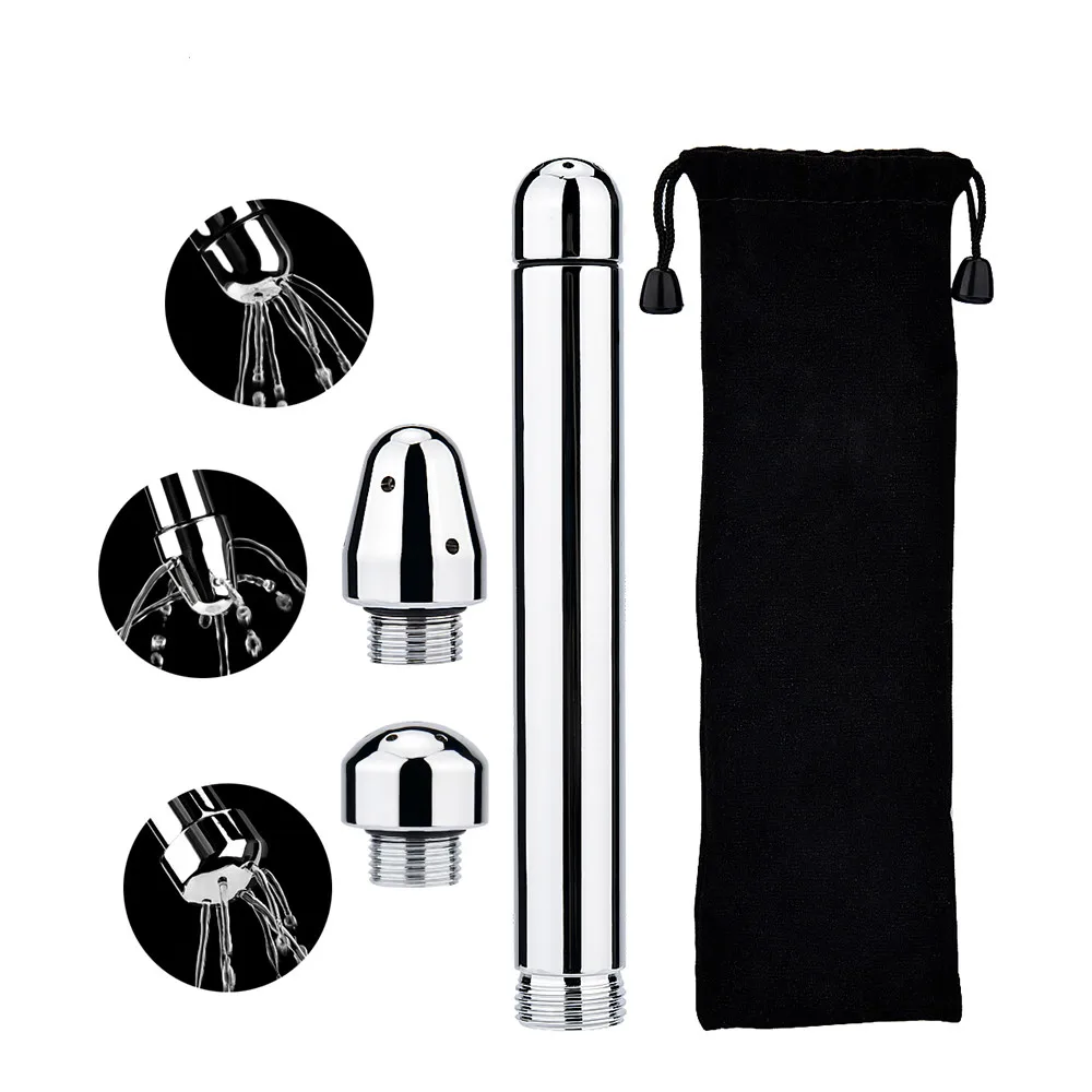 Handheld 3 Heads Enema Nozzle Anal Douche Shower Cleaner Women Vaginal Butt Plug Cleaning Tool Enemator Colonic Washing Adults | Красота и