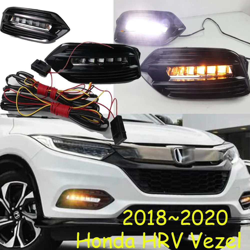 

Автомобильный бампер фары для Honda hr-v дневного света HRV HR-V Vezel 2018 ~ 2020y автомобильные аксессуары светодиодный DRL фары для HRV противотуманные фары