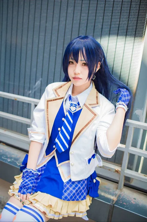 

New LoveLive! Card HR Sonoda Umi Cosplay Costume Fancy Dress Adult Costumes Carnival/Halloween Costumes for Women S-XL
