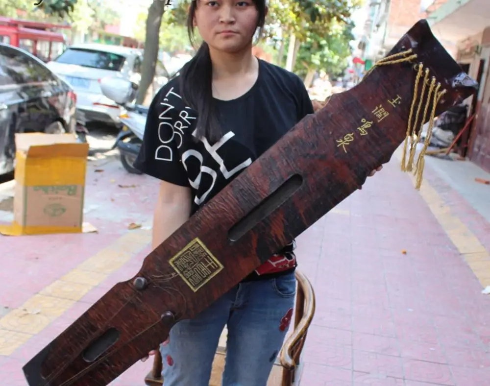 120 см большая Деревянная Лаковая посуда Belle Girl Zither Koto zheng музыкальный инструмент