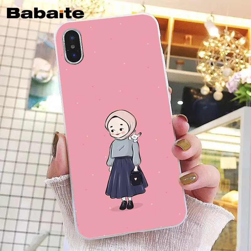 Модный чехол для телефона hijab girl iphone 12 11 Pro Max X XS MAX 6 6S 7 7plus 8 8Plus 5 5S XR|Бамперы| |
