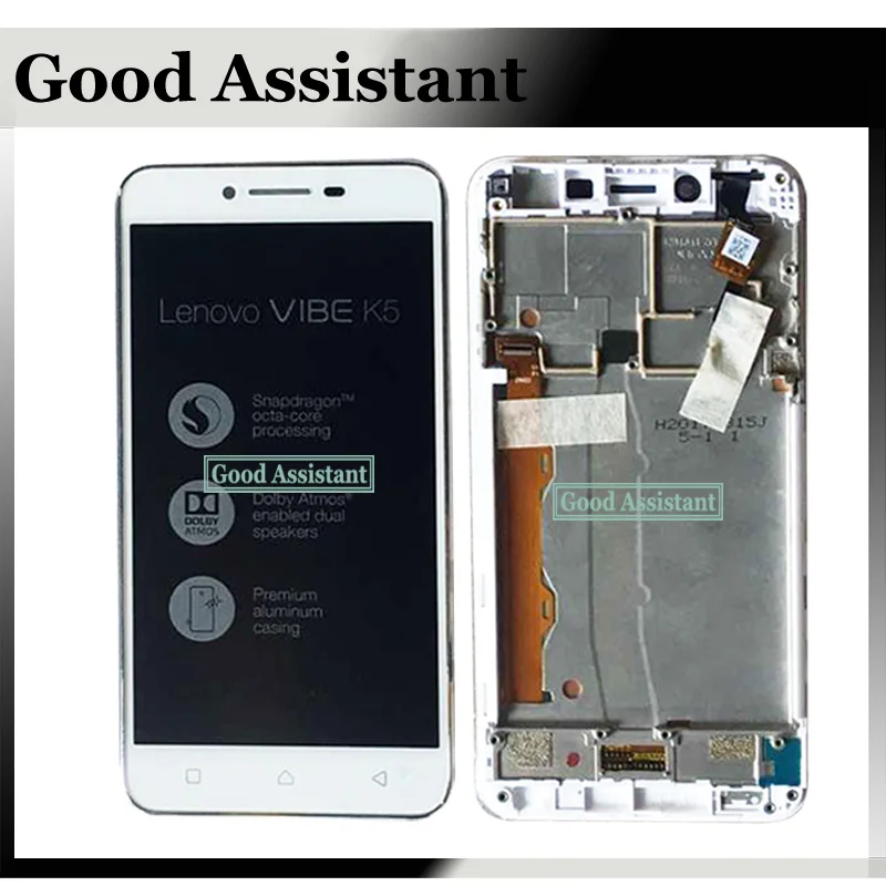 Для lenovo Vibe K5 A6020l37 A6020l36 A6020a40 Plus A6020a46 Lemon 3 ЖК-дисплей + кодирующий преобразователь