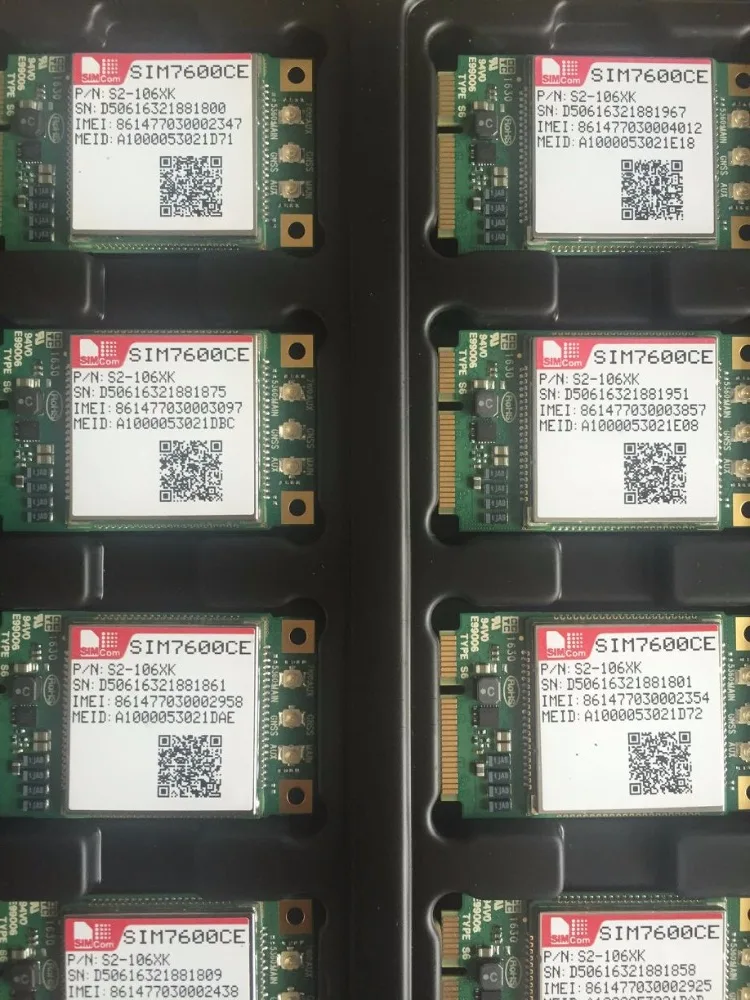 

JINYUSHI для SIM7600CE телефон со слотом для SIM-карты 4G 100% новый и оригинальный подлинный дистрибьютор мини-модуль PCIE/WCDMA