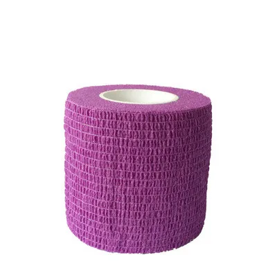 purple 4,5 м защита от первой помощи водонепроницаемый самоклеющийся эластичный бинт медицинские бинты - Цвет: purple