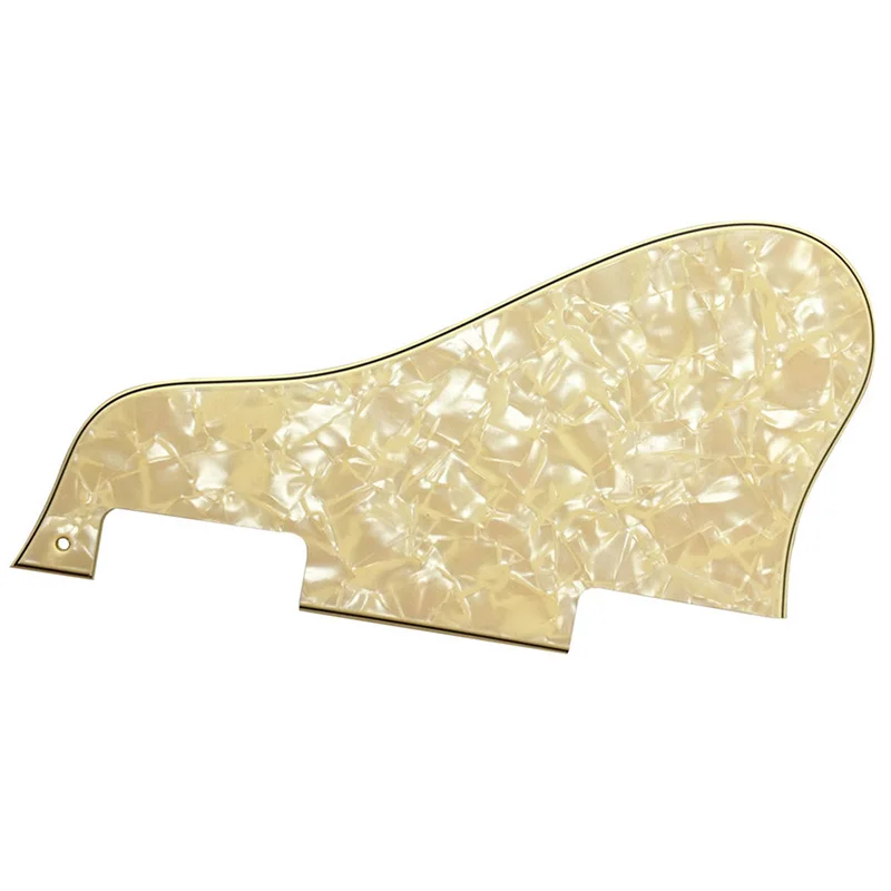 4Ply Cream Pearl Pleroo на заказ гитара pickgaurd-для ES 335 короткая Джаз Archtop гитара накладка царапины пластины Многоцветный выбор - Цвет: 4Ply Cream Pearl