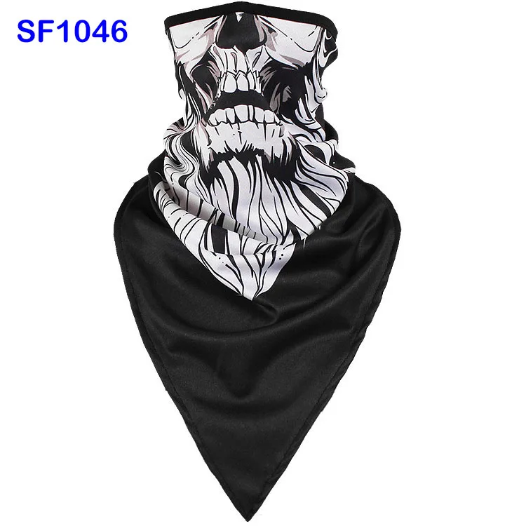SF1046 WildSurfer плюс треугольные Braga Cuello походные шарфы для верховой езды дышащие полулицевые маски черепа велосипедная Лыжная бандана для рыбалки FJ37 - Цвет: SF1046