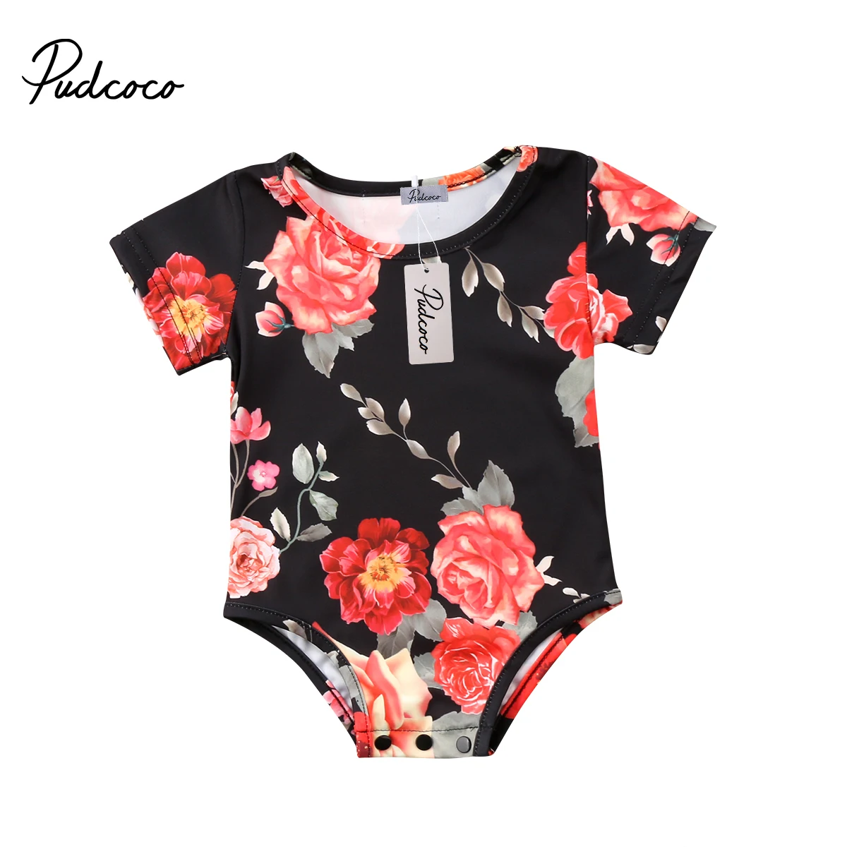 2018 Новый брендовый комбинезон для новорожденных и маленьких девочек с короткими