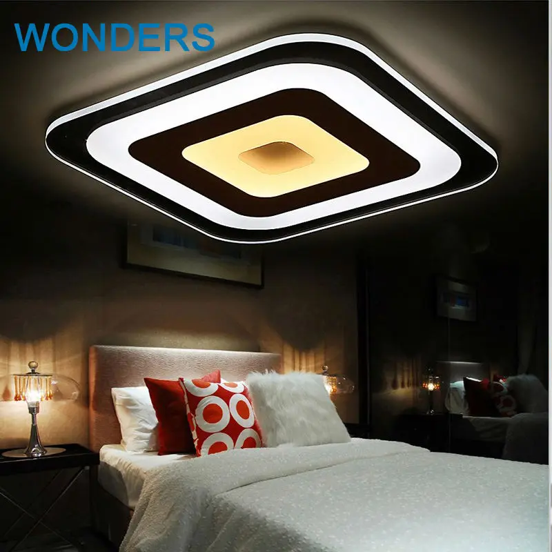 

Modern thin fashionable Led Ceiling Lights plafon led Square Lamp Fixture Indoor Lighting Living Room Bedroom Lamparas De Techo