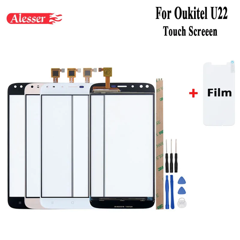 Alesser для Oukitel U22 сенсорный экран 5 дюймов идеальные запасные части сенсорная