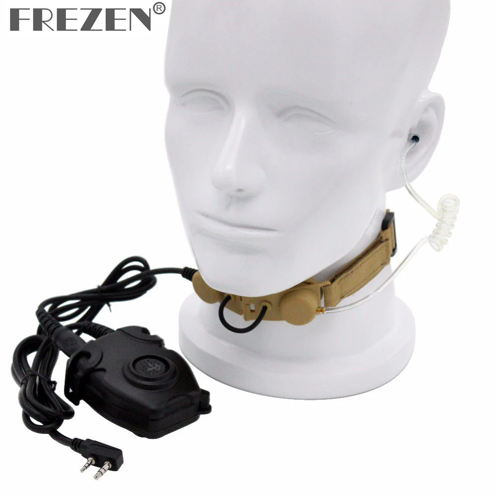 Z Тактический горловой микрофон Z003 гарнитура с Peltor PTT для Kenwood двухстороннее радио
