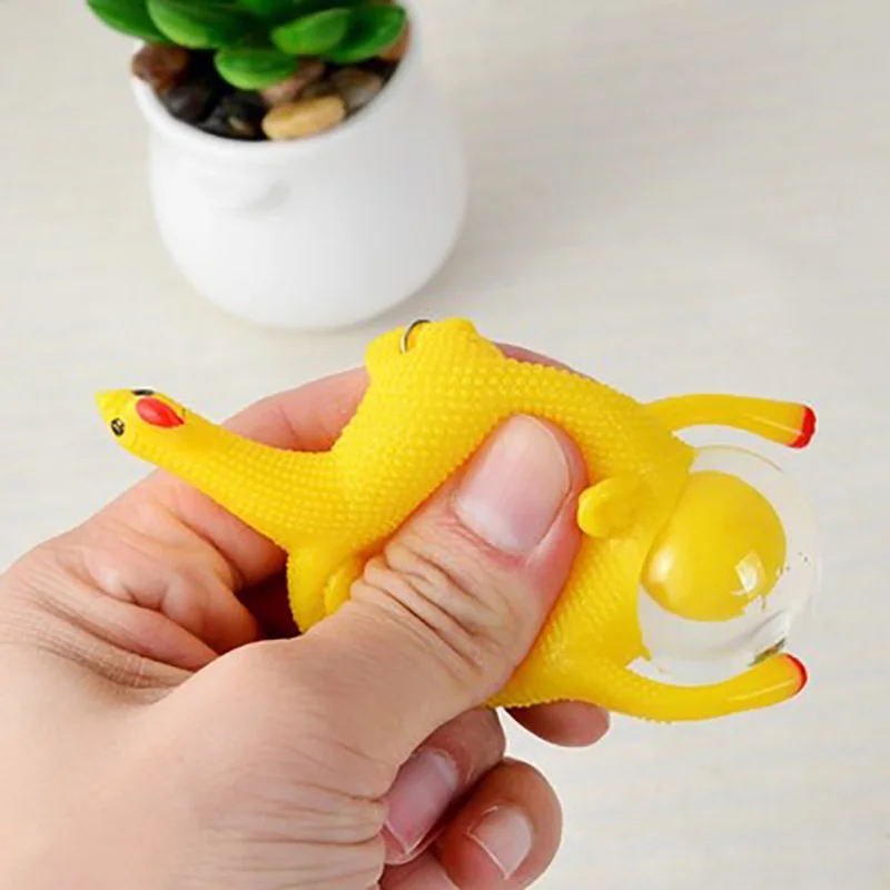 Новые интересные желтые куриные яйца игрушка творческий релиз снятие стресса