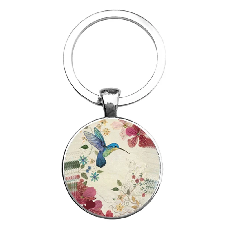 SUTEYI новейший брелок из колибри и стекла с драгоценными камнями синяя птица